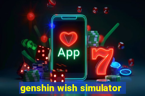 genshin wish simulator